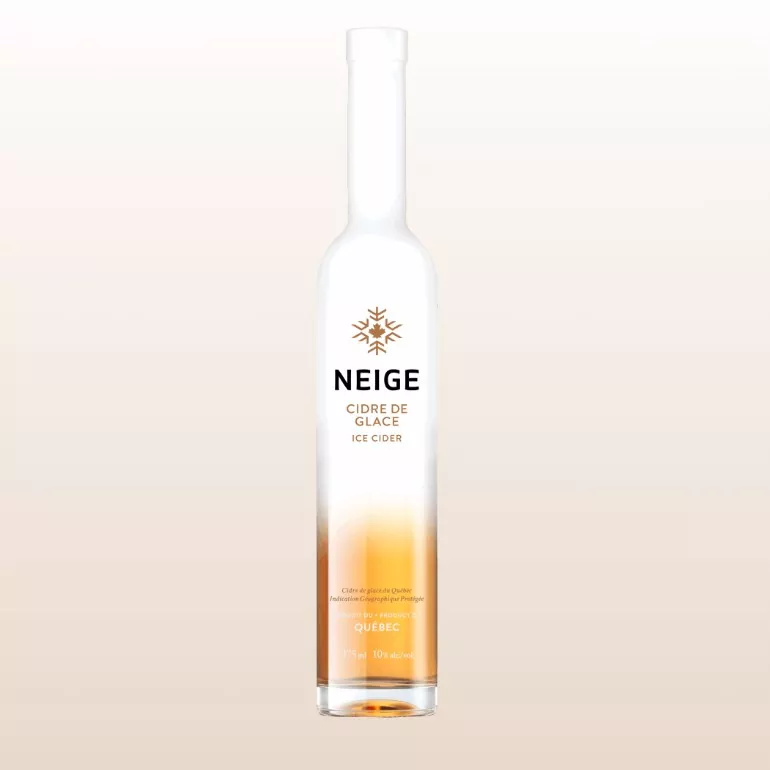 Botella de hielo redonda de vidrio de 375 ml con corcho en T
