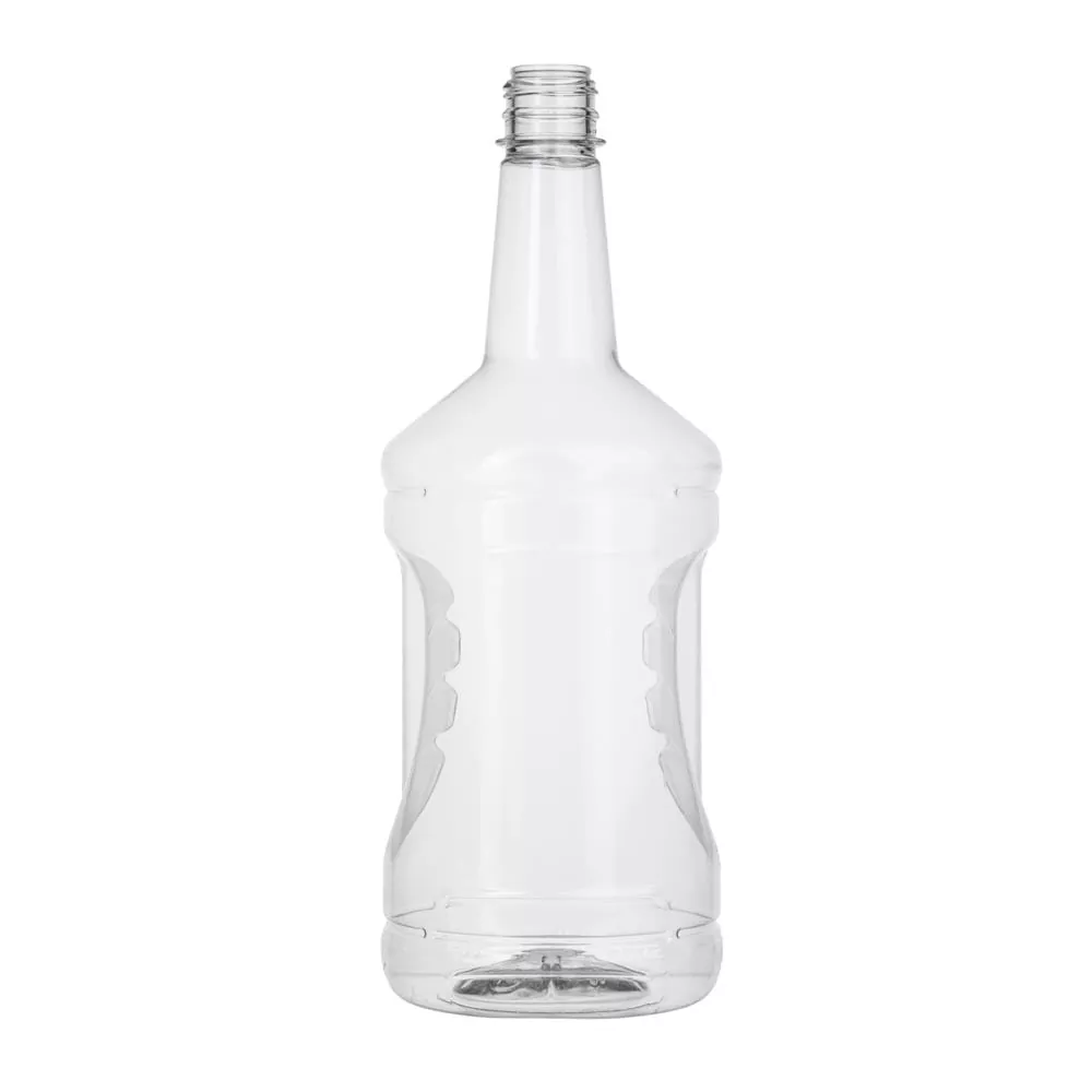 Botella de PET de 1,75 litros con diseño ergonómico de mango lateral